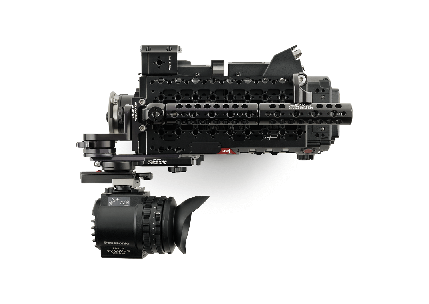 Alternate side view of the Panasonic VariCam 35 camera